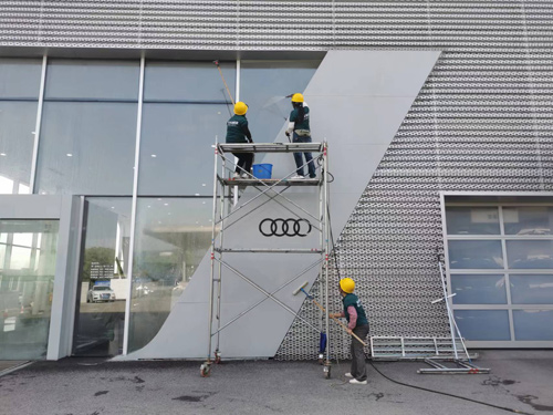 2024年5月17日重慶廣新匯迪汽車銷售服務有限公司門頭清洗服務由重慶美萬家保潔服務有限公司萬州分公司承接,并圓滿完成任務,且得到甲方一致好評。
